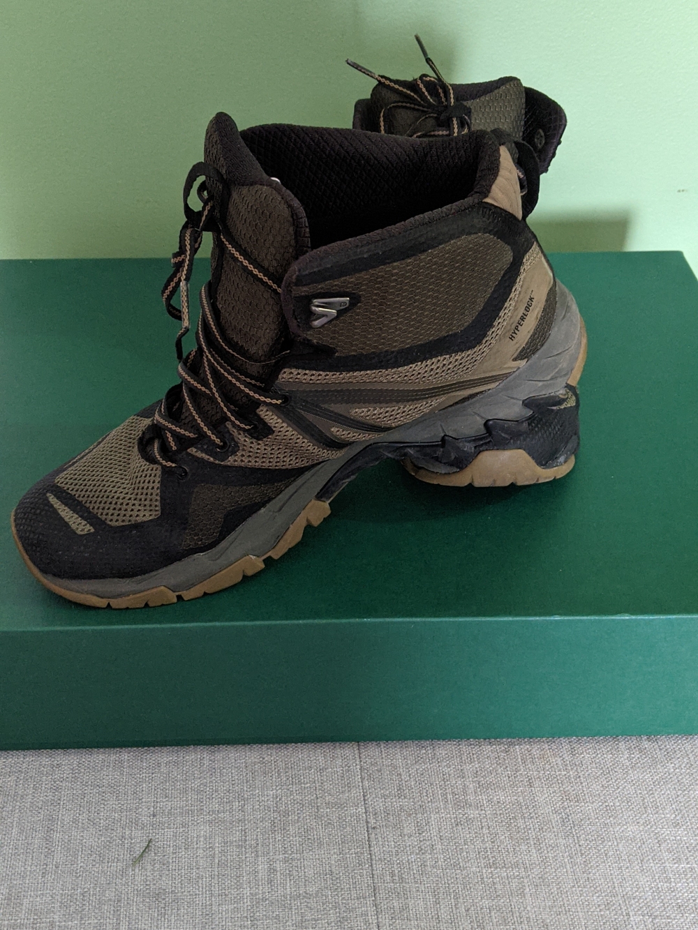 Merrell Brown and Black Hiking Boots
